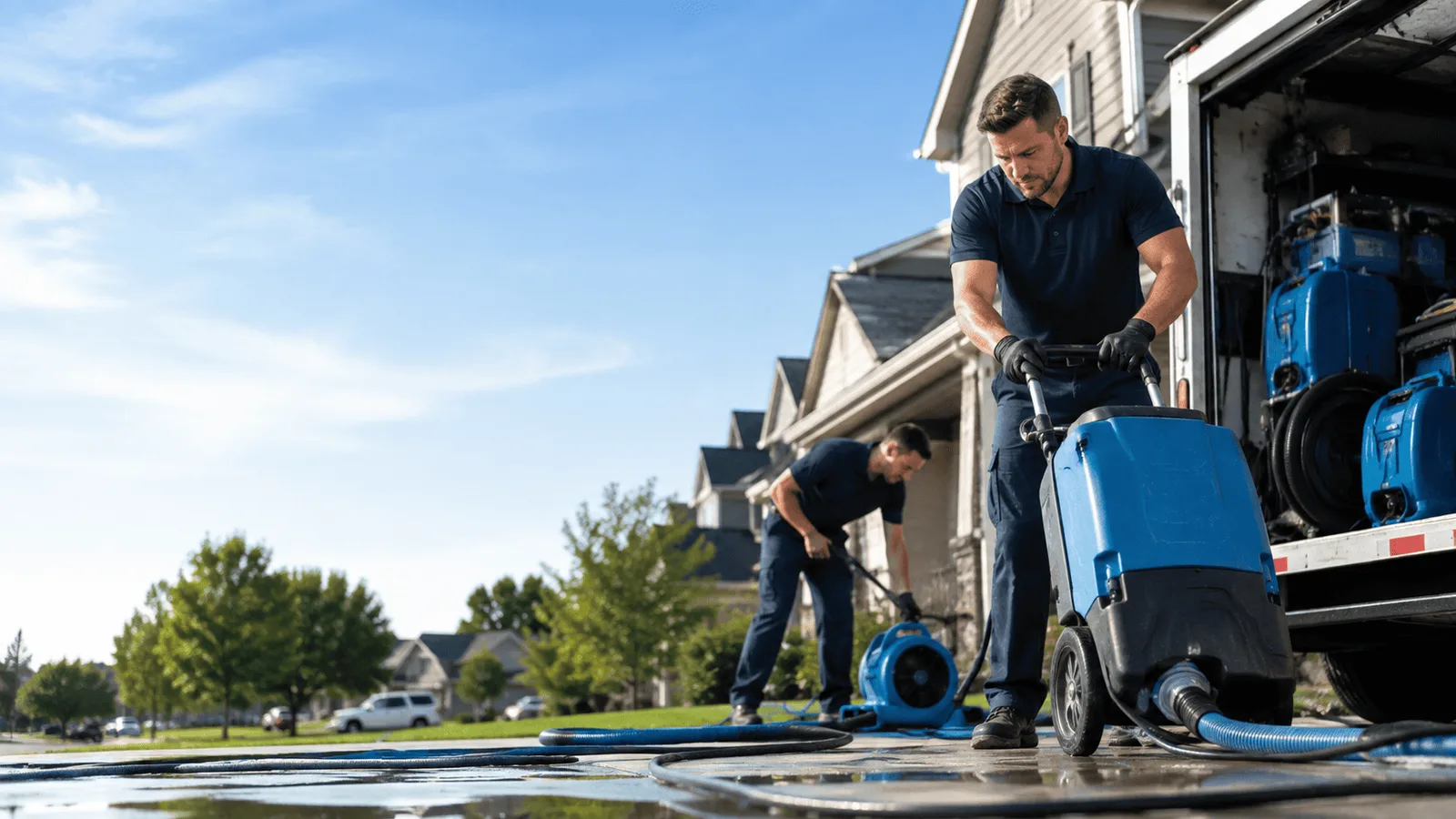 Dehumidification being performed in Christiana, TN